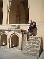 Cheryl at Hyderabad Fort