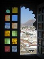 View from their room towards Monsoon Palace in Udaipur
