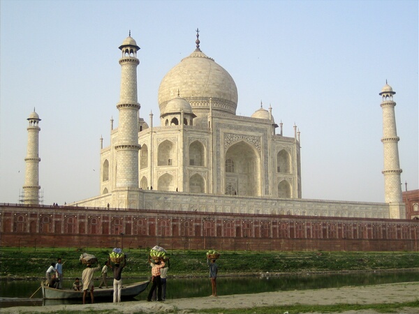 Ferry by the Taj Mahal