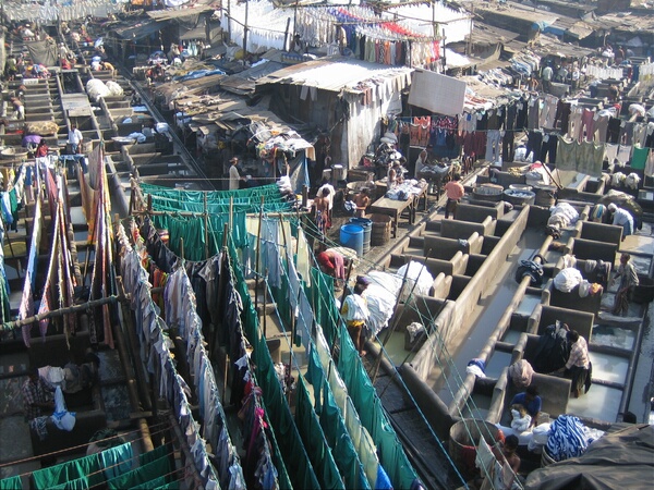 A laundry in Mumbai